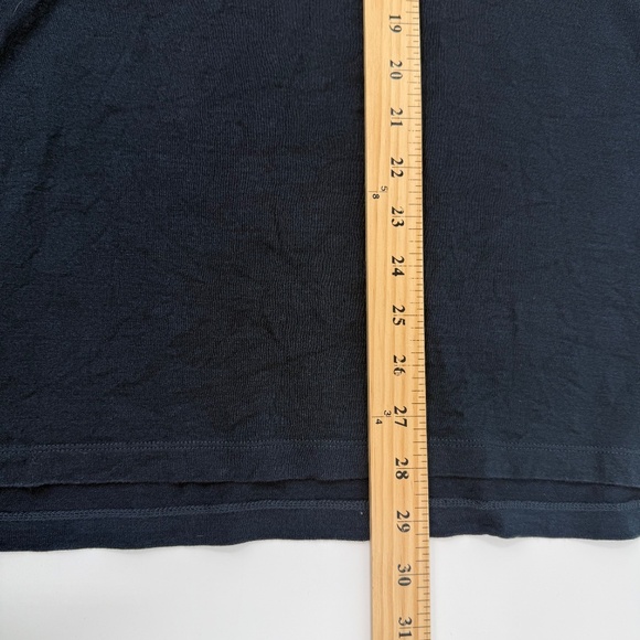 John Varvatos Polo Shirt Men XL Blue Silk Cotton Blend Short Sleeves Casual - Picture 8 of 9